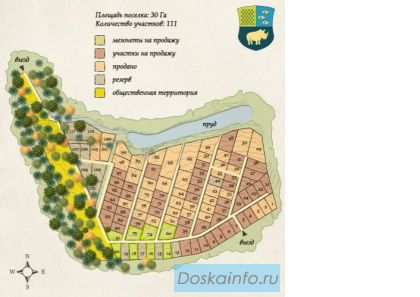 Продажа участка в Крекшино, Киевское ш., 25 км.,30сот.