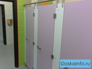 Сантехнические перегородки HPL система нержавеющая сталь сантехперегородок в санузлы STEELKA 