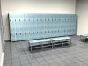 Шкафы шкафчики для спортивных раздевалок, спортивная мебель для бассейнов  HPL, локеры