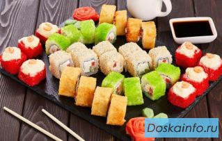 Ресторан доставки Суши Мания. Роллы, пицца, закуски