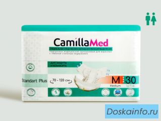 Подгузники памперсы Camilla Med, размер М, 30 штук в упаковке