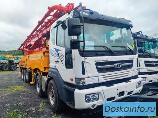 Автобетононасос Everdigm 60 (Б/У 2013г наработка в Ю.Корее) на новом шасси DAEWOO NOVUS CR7D8 2023г
