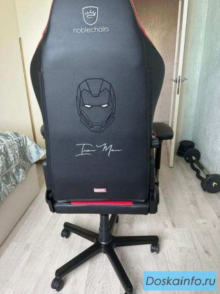 Noblechairs компьютерное кресло в стилистике «Железного человека» MARVEL в идеальном состоянии