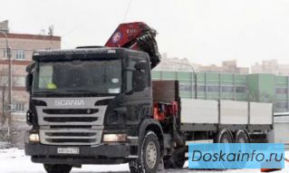 Услуги манипулятора 8 тонн СПб