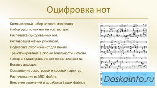 Оцифровка, компьютерный набор рукописных нот