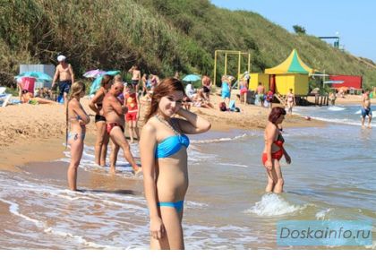 Отдых на берегу Азовского моря пос Кучугуры в России частный сектор