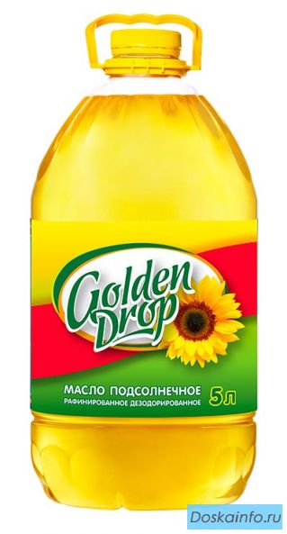 Подсолнечное масло Golden Drop оптом от производителя