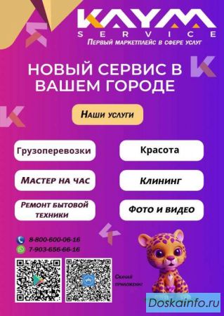 KAYM-Сервис: быстрое решение бытовых задач!