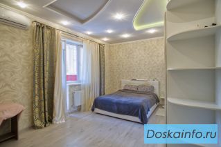 Просторная однокомнатная квартира с видом на реку Кубань