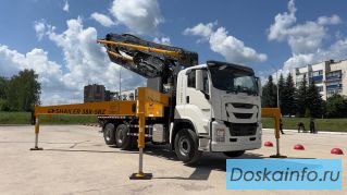 Автобетононасос SHAILER 38X-RZ на шасси ISUZU 6x4