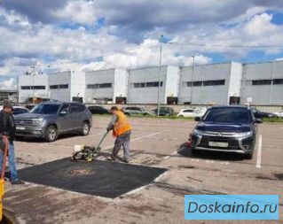 Ямочный ремонт асфальта