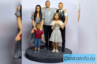 Сервис «Мастерская №1» — индивидуальные мини-скульптуры и объемные миниатюры по фото в СПб