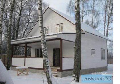 Новый дом на лесном участке 75км от Мкад по Киевскому шоссе