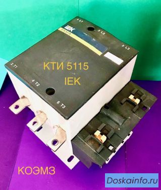 Контактор КТИ-5115 115 А 400 В/АС-3 IEK