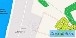 Продаем 22 земельных участка под поселок на Волге