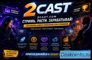 Онлайн-платформа 2Cast – инновации в стриминге