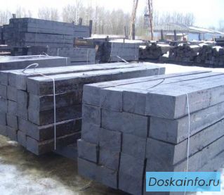 Шпала тип 2 ГОСТ 78-2004, деревянная пропитанная, гарантия качества, оперативная отгрузка