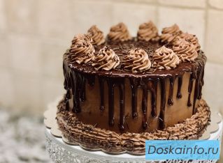 Бесплатно: шоколадный крем-торт в дар