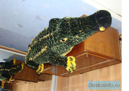 Аллигатор 180 см меховой