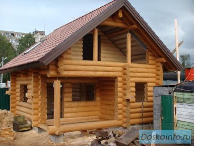 Строительство деревянных домов.Кровельные работы