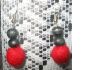 Серьги из войлока ручной работы