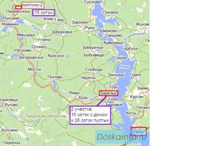 Продаются на выбор 3 земельных участка в Пеновском районе Тверской области