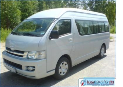 Аренда микроавтобусов TOYOTA HIACE (11 мест).