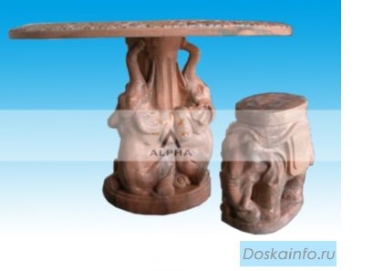 Продам столы и скамьи из мрамора