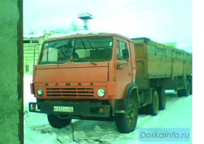 Продаю КАМАЗ -5410 с открытым бортовым п/прицепом ОДАЗ ,9 м, ,20 т,