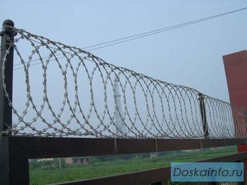 Продажа колючей проволоки АКЛ, СКЛ Гюрза от производителей.
