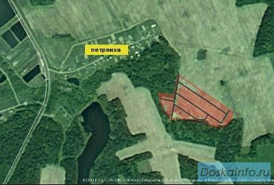 Участки по Можайке, 65 км от мкад, Петряиха,  6 сот.