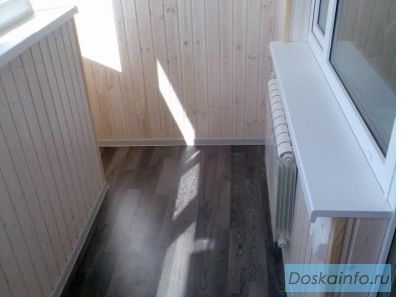 Отделка,утепление балконов и лоджий под ключ.