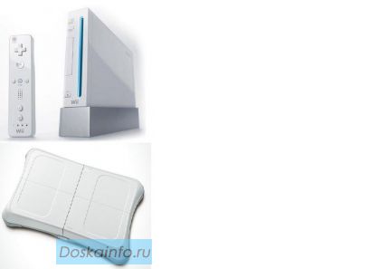 Игровая консоль Wii Sports Pack EUR (белая) + Wii Fit Plus (Wii) + контроллер Wii Balance Board