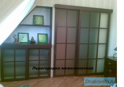 Межкомнатные перегородки, окна, двери