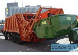 Большегрузный мусоровоз с универсальным захватом БМ-53229-1