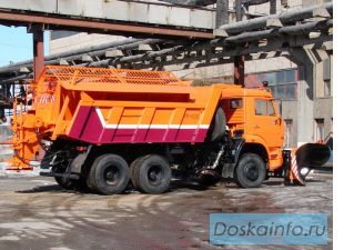Комбинированная дорожная машина на самосвале КАМАЗ 65115