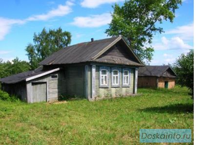 Продаю бревенчатый дом в д. Стрелка Лысковский р-н 100 км от Н.Н.  