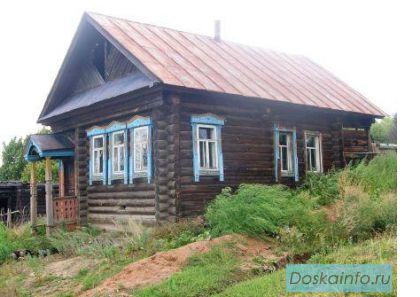 Продаю бревенчатый дом на кирпичном фундаменте в с. Окишино  Лысковский р-н 1