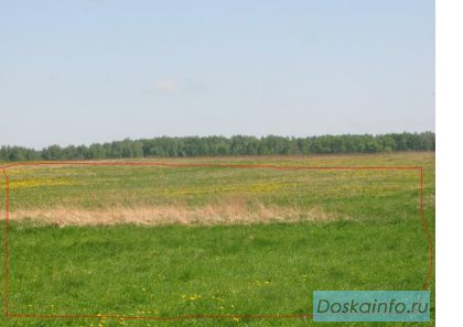 Участок в деревне у реки