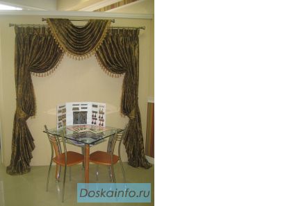 Декор окна, шторы, жалюзи, карнизы.