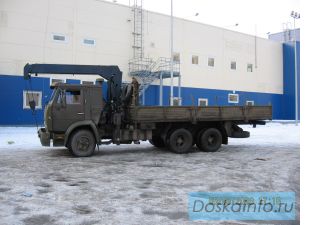 Грузоперевозки грузовик бортовой с краном гидроманипулятор Спб Лен обл.