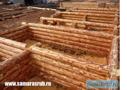 Сруб Самара. Деревянные дома, бани, срубы. Срубы из Удмуртии.