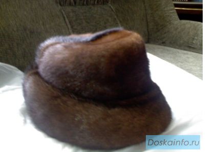 Женская шляпа из меха норки, новая, размер 56