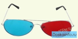 Анаглифные 3D очки