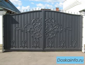 Автоматические ворота, металлические двери, ковка