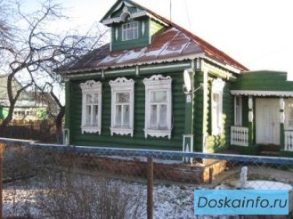 Дом 60кв.м.,  д.Губино из бревна с участком 12 соток, ПМЖ, ИЖС, Новорязанское шоссе, 55 км от МКАД.