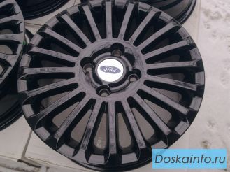 Литые диски  на форды,фокус1,фиеста,фьюжен R15 4x108 черные Ц2200р-шт