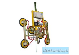 Вакуумные захваты для монтажа фасадов и крыш.