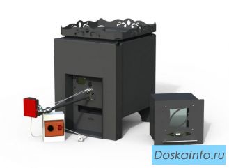 Пeчи-кaменки металлические с газовой гоpелкой