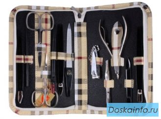 Маникюрный набор Solingen Kellermann 7855 FN CUT BURBERRY